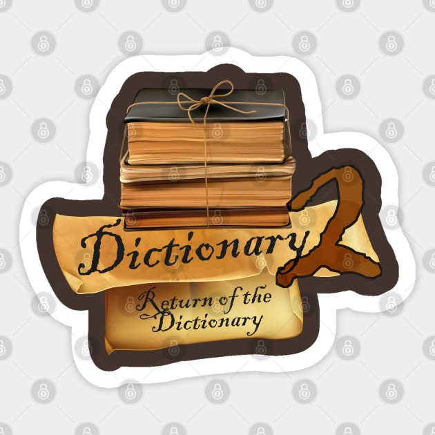 Dictionary 2: Return of the Dictionary Sticker by Meta Cortex